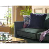 Habitat Manor House Bunny Fur Cushion - Navy - 43x43