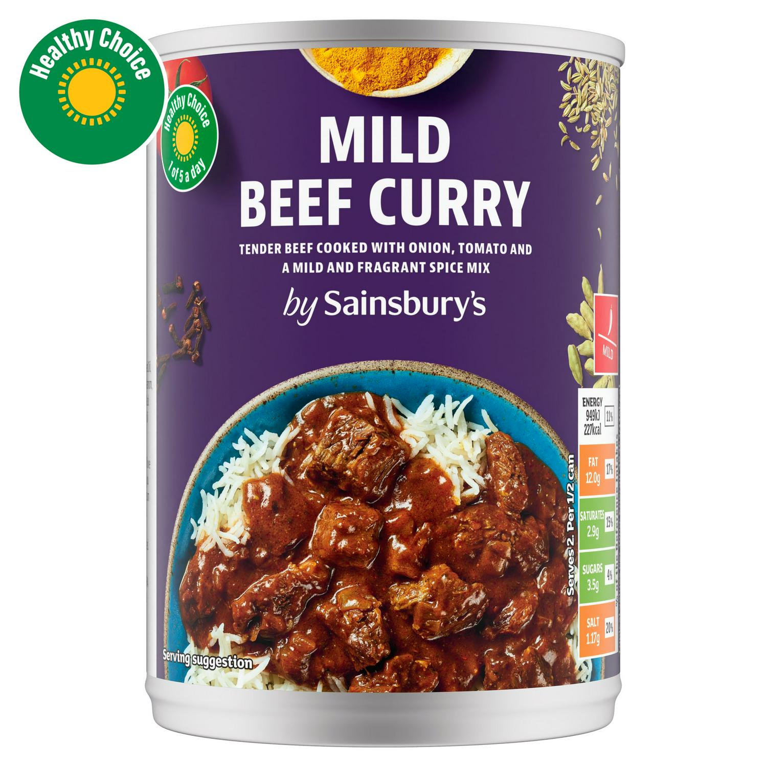Mild Beef Curry with Onions and Tomato 392g