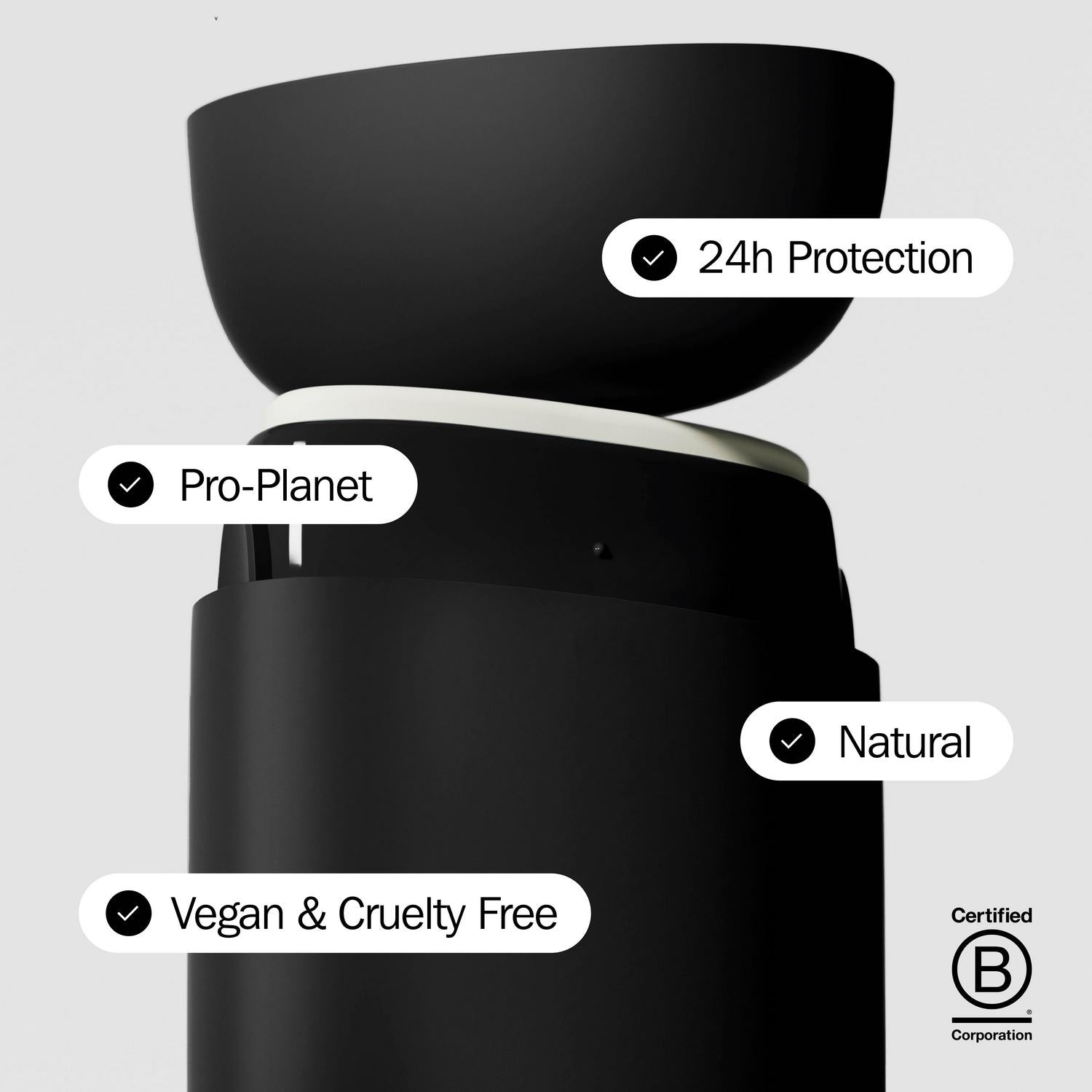 Fussy natural deodorant refill wilderness 40g - British product