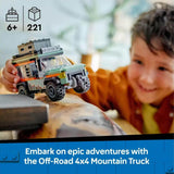 LEGO City 4x4 Truck Building Set 221 pieces, UK version