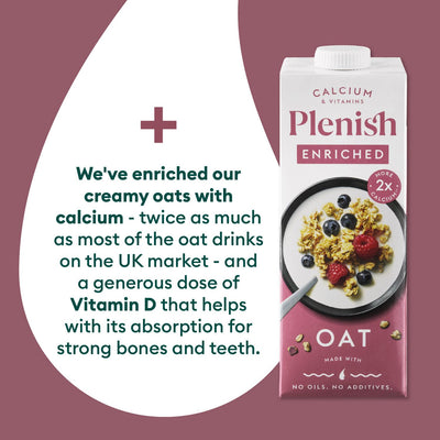 Sainsburys Plenish Oat Drink with Calcium and Vitamins 1L- Buy online at McGrocer