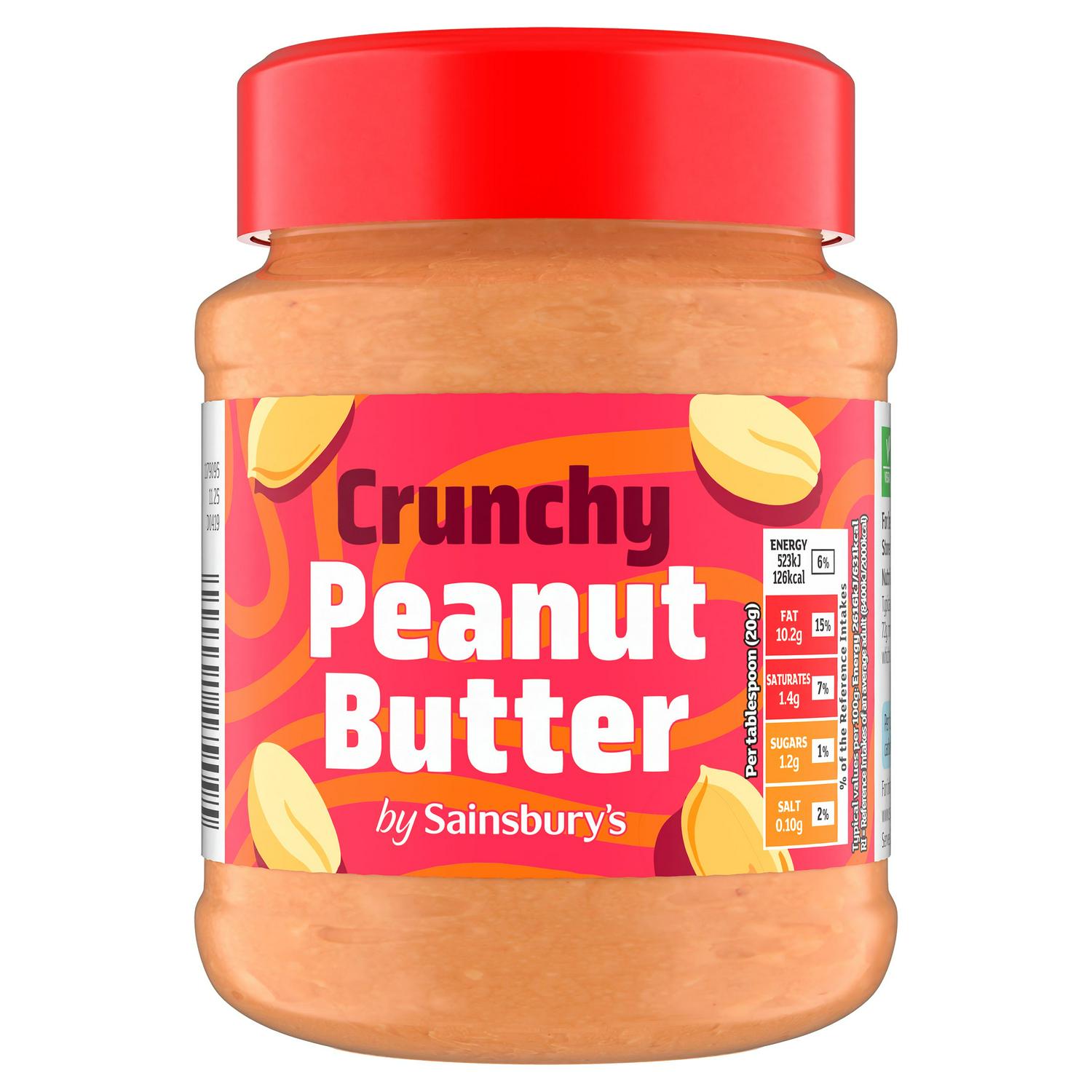 Sainsbury's Peanut Butter Crunchy 340g