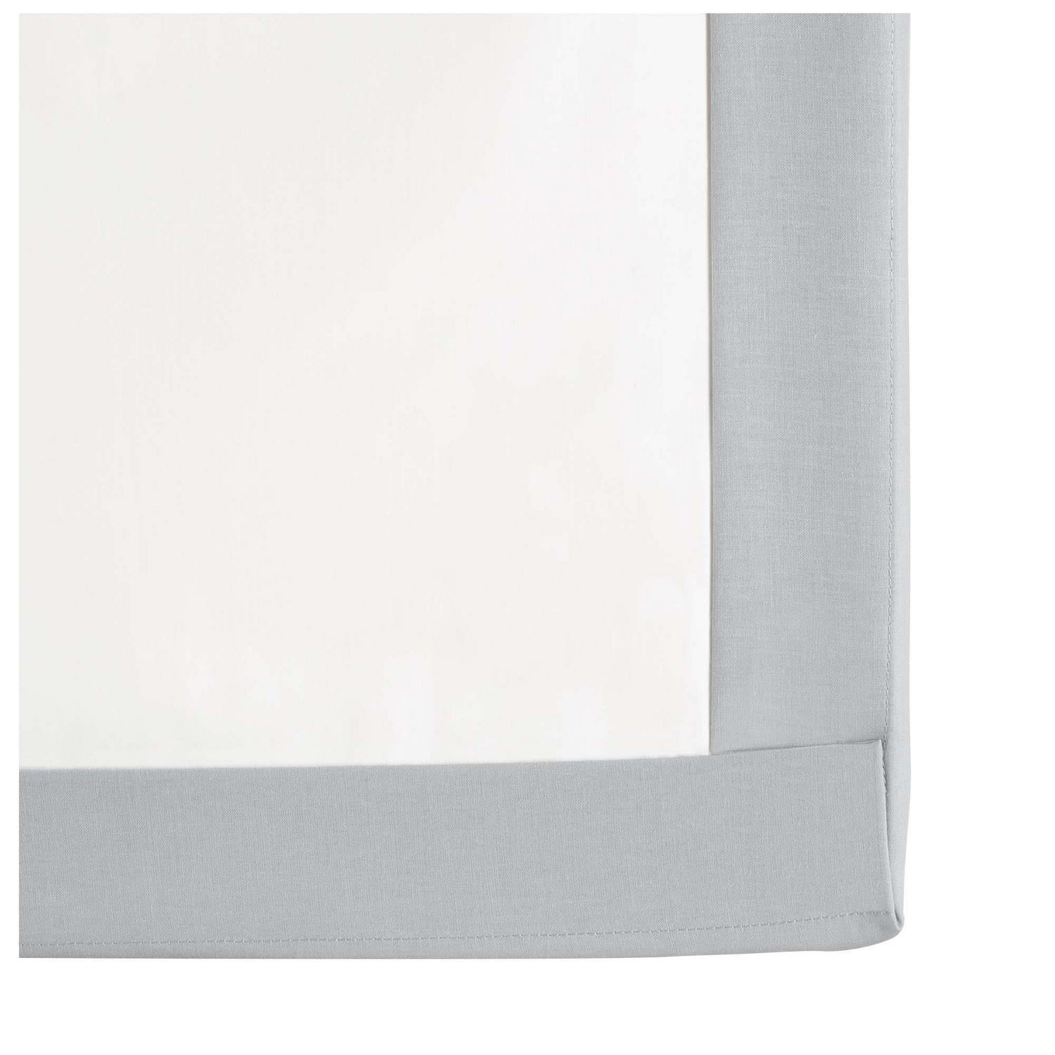 Sainsbury's Home dove grey cotton flat sheet single (British brand)
