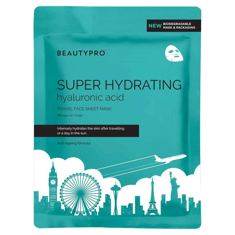 BeautyPro super hydrating hyaluronic acid sheet mask 22ml - British product