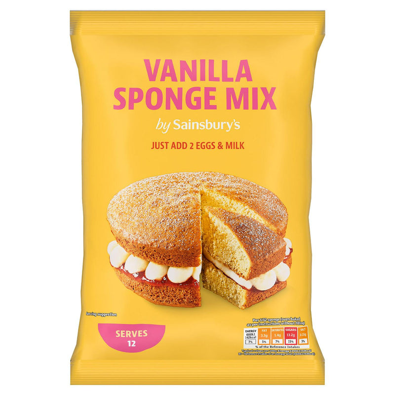 Sainsbury's Vanilla Sponge Mix sachet 400g (British brand)
