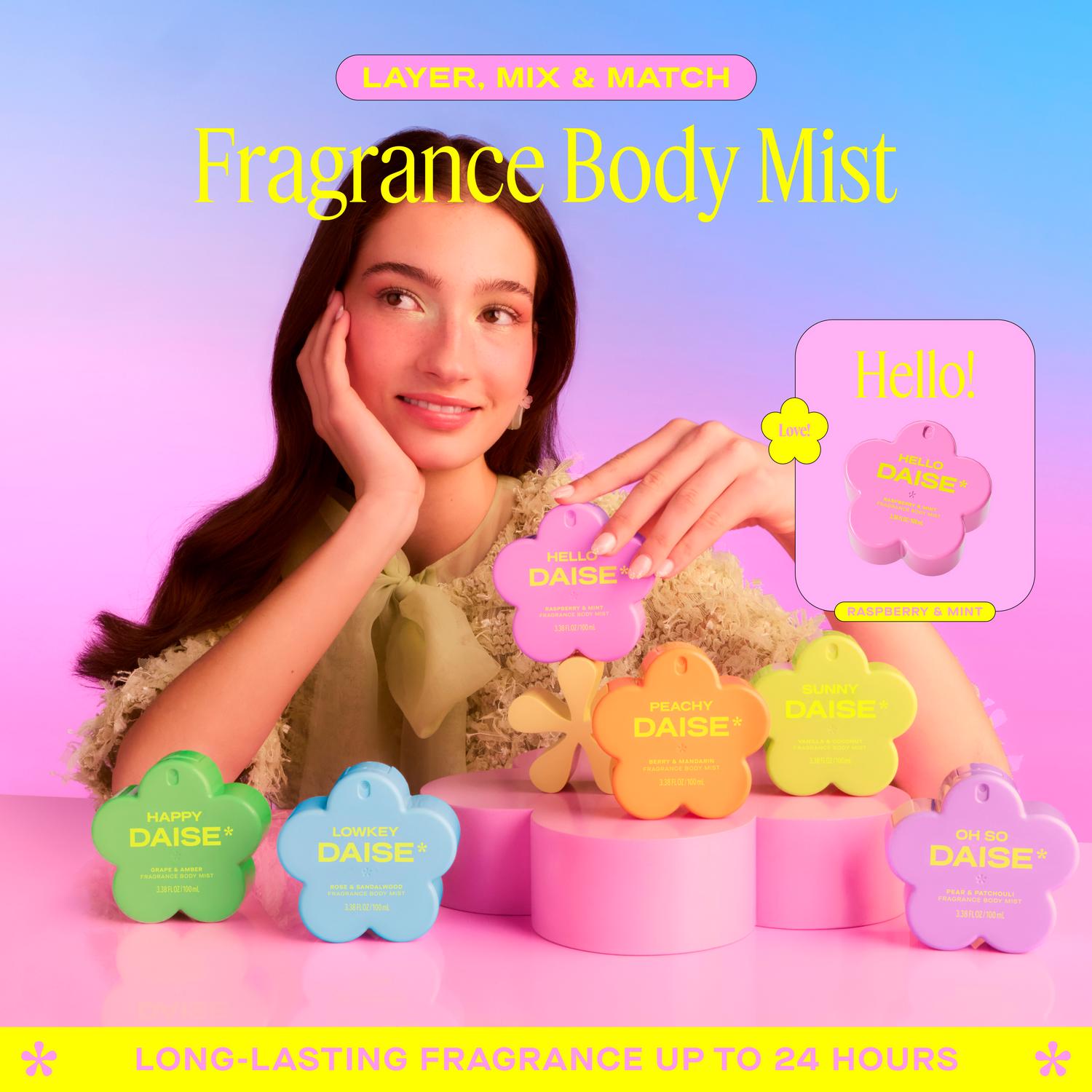 Daise Raspberry and Mint Body Mist 100ml - British product