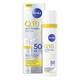 Nivea Q10 Anti-Wrinkle Face Fluid SPF 50 40ml, imported from the UK
