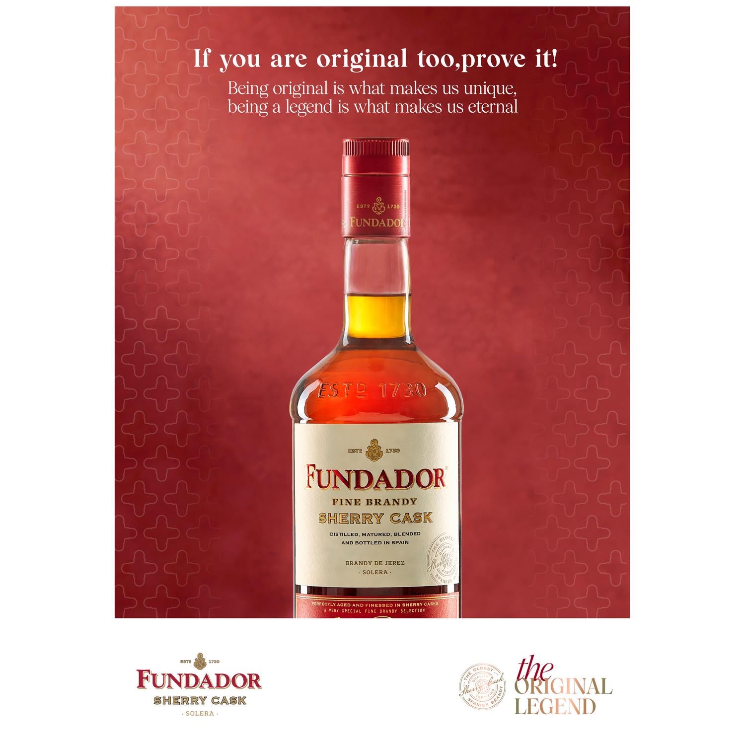 Fundador Brandy de Jerez Solera 1L - British product