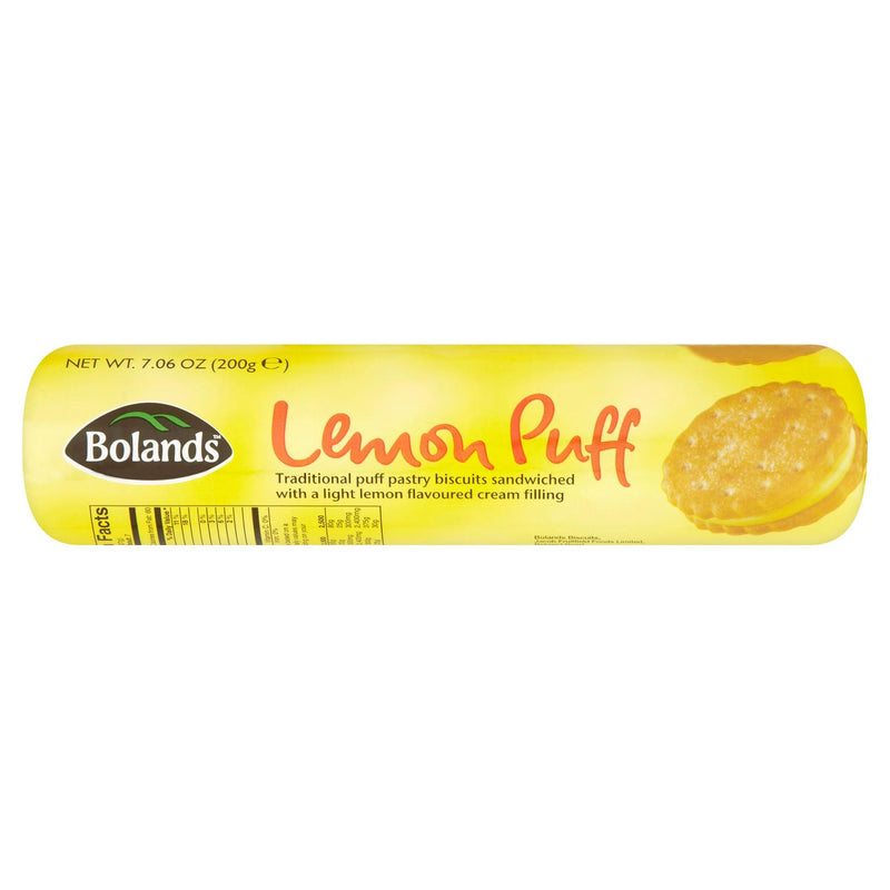 Bolands Lemon Puff Biscuits 200g - British product