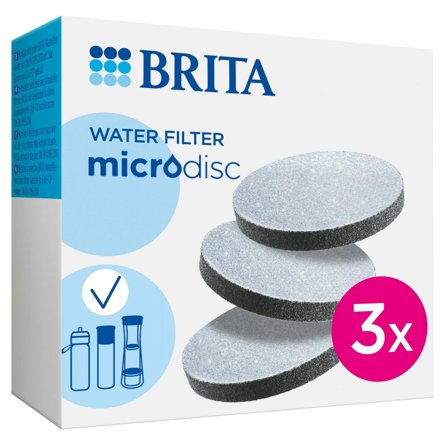 BRITA Fill & Go Vital water filter pack of 3 - British product