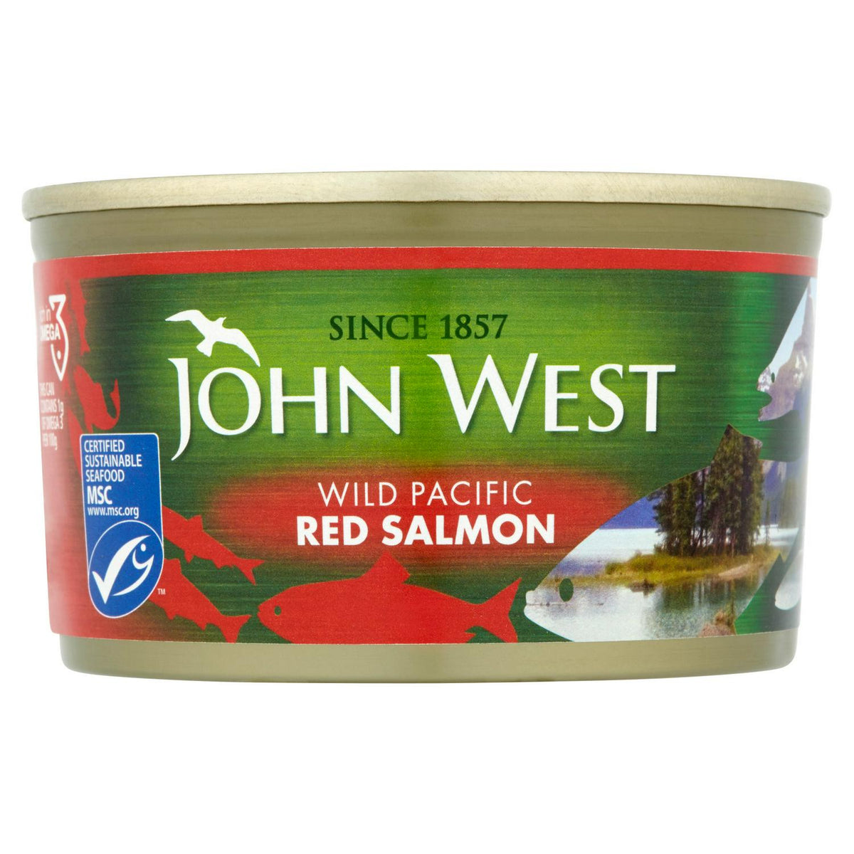 Wild Pacific Red Salmon in Can 213g with Omega-3