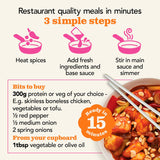 The Spice Tailor Spicy Kung Pao Chinese Sauce Kit 245g