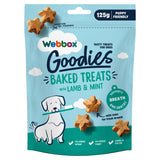 Webbox baked dog treats with Lamb and Mint 125g pouch (British brand)