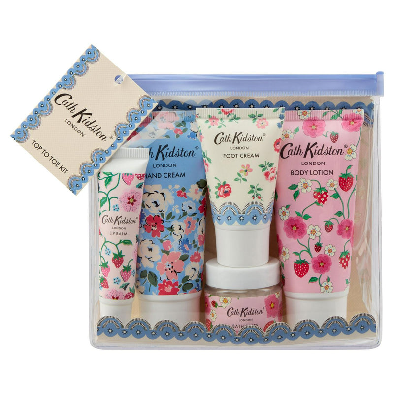 Cath Kidston Top to Toe Kit vegan skincare set - British product