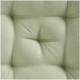 Green Scallop Tie-On Seat Cushion 40x40cm