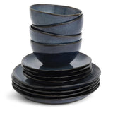 Habitat reactive dinner set navy 12 piece, UK version