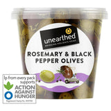 Unearthed Rosemary & Black Pepper Olives 342g