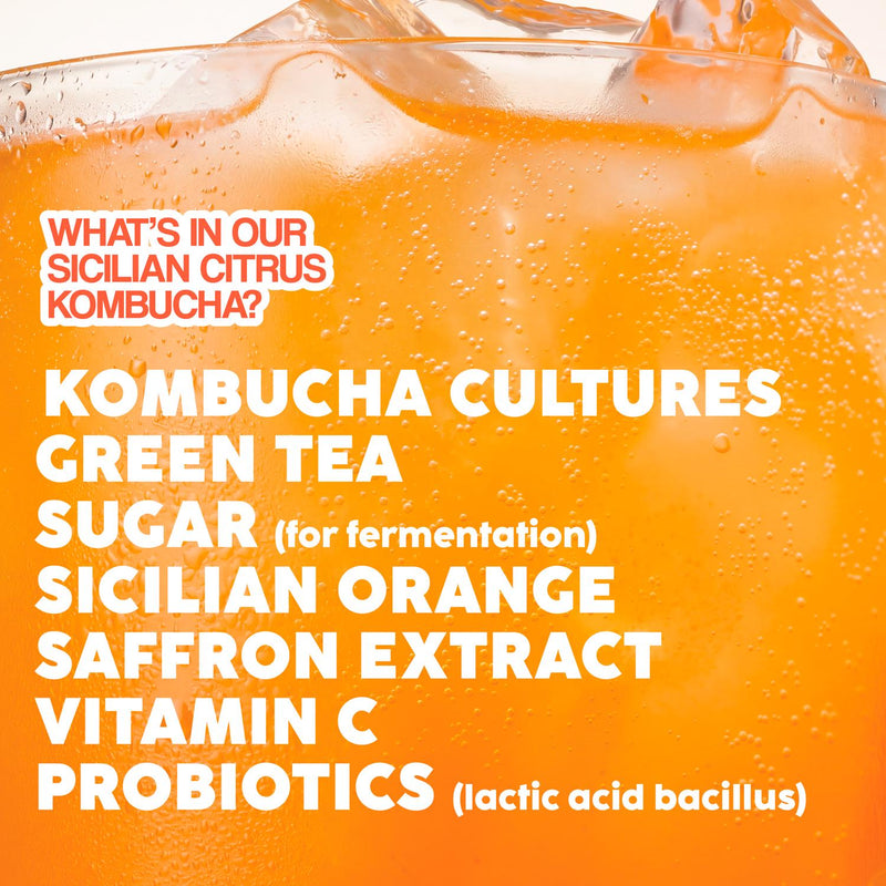 Fix8 Kombucha Sicilian Citrus 4 x 250ml - British product