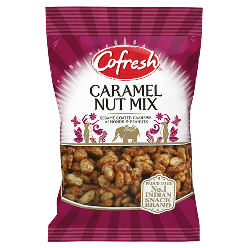 Cofresh Caramel Nut Mix Sesame Coated 80g - British product