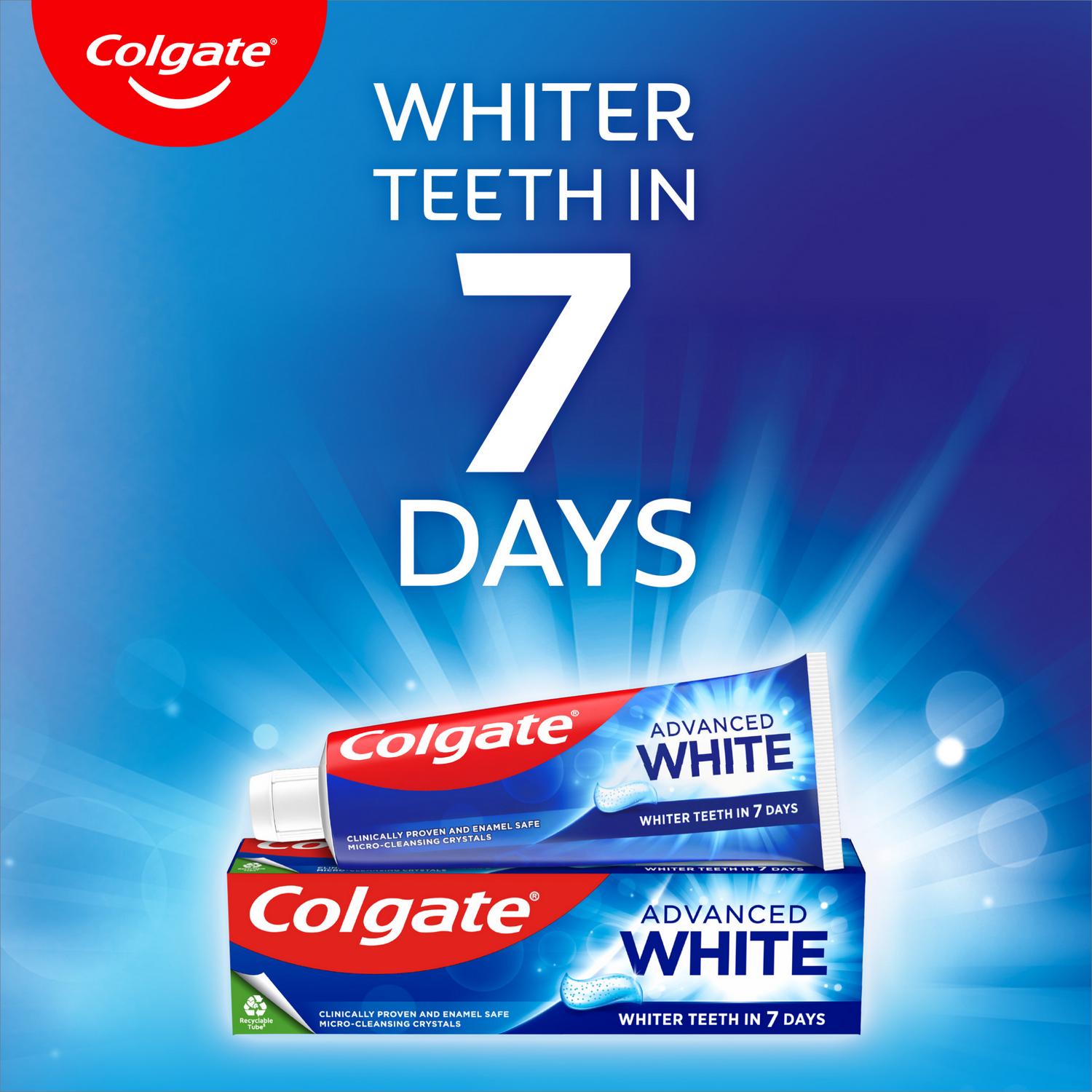 Colgate white teeth whitening toothpaste 125ml - British product