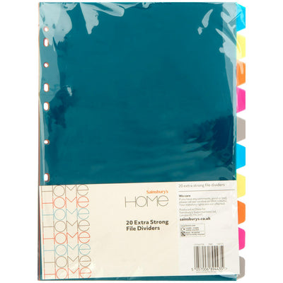 Sainsbury's Home Extra starke Datei-Teiler 20er Pack