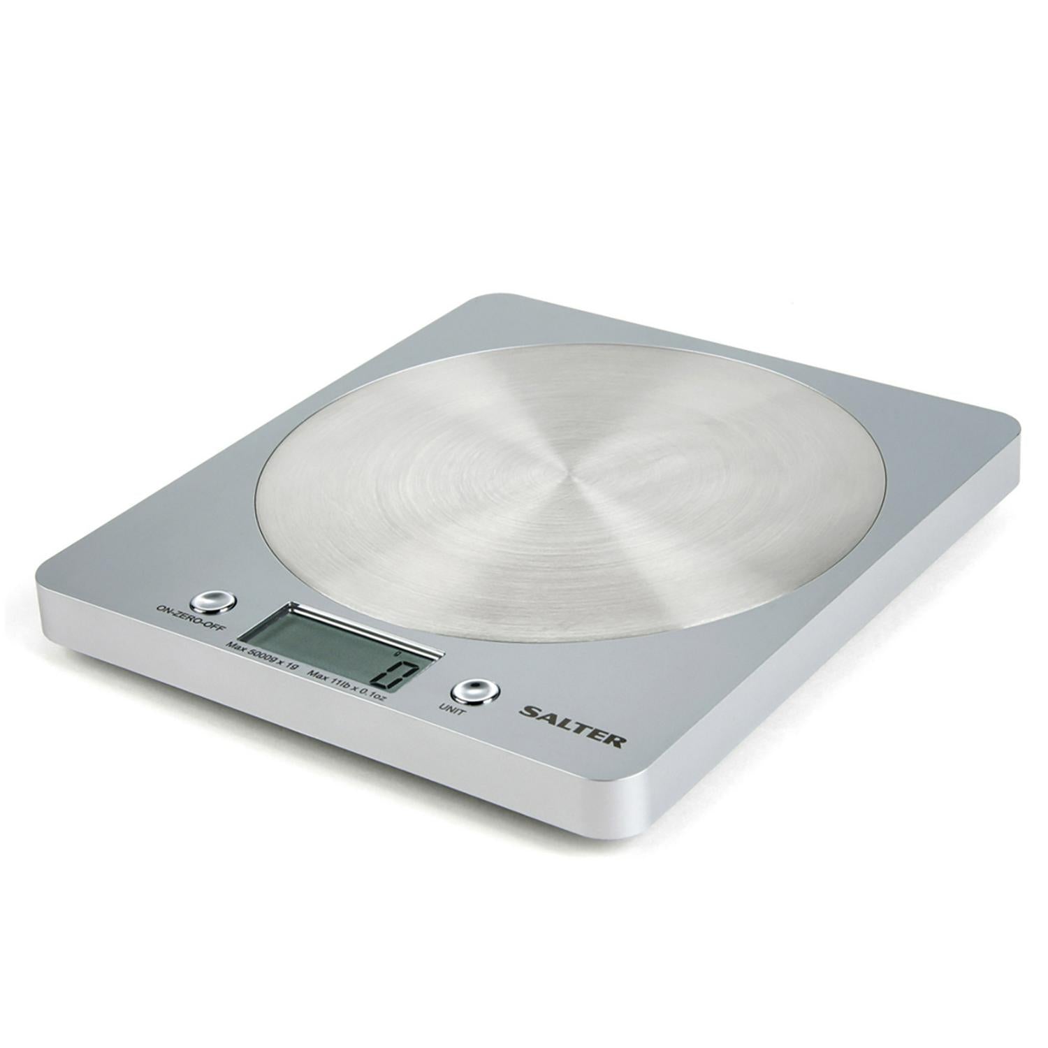 Salter electronic kitchen scale silver (British brand)