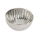 Stainless Steel Ribbed Snack Bowl for Bar or Table