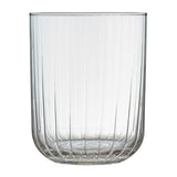 Ribbed Glass Tumbler with Raised Base 300ml
