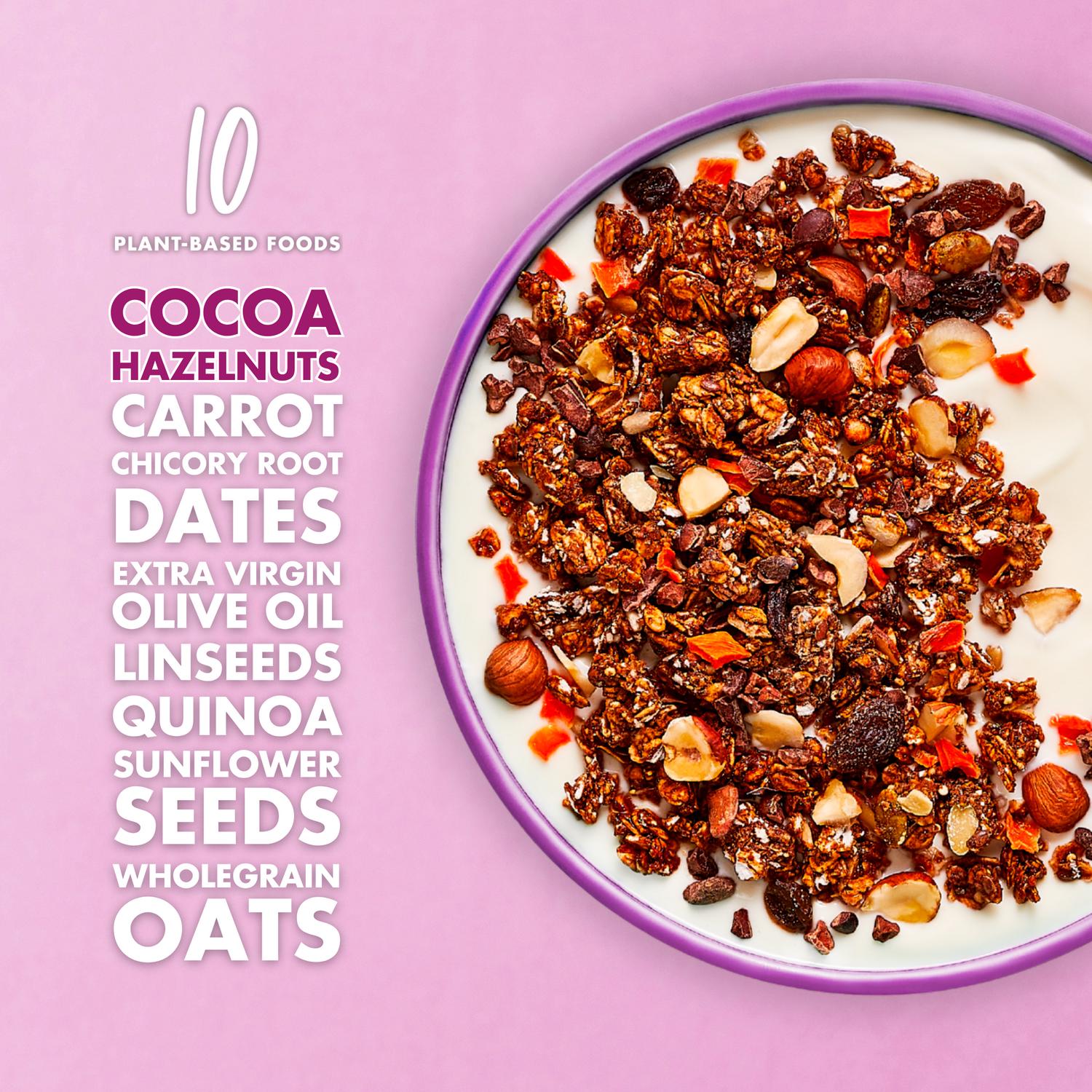 Bio Me cocoa hazelnut granola 360g - British product
