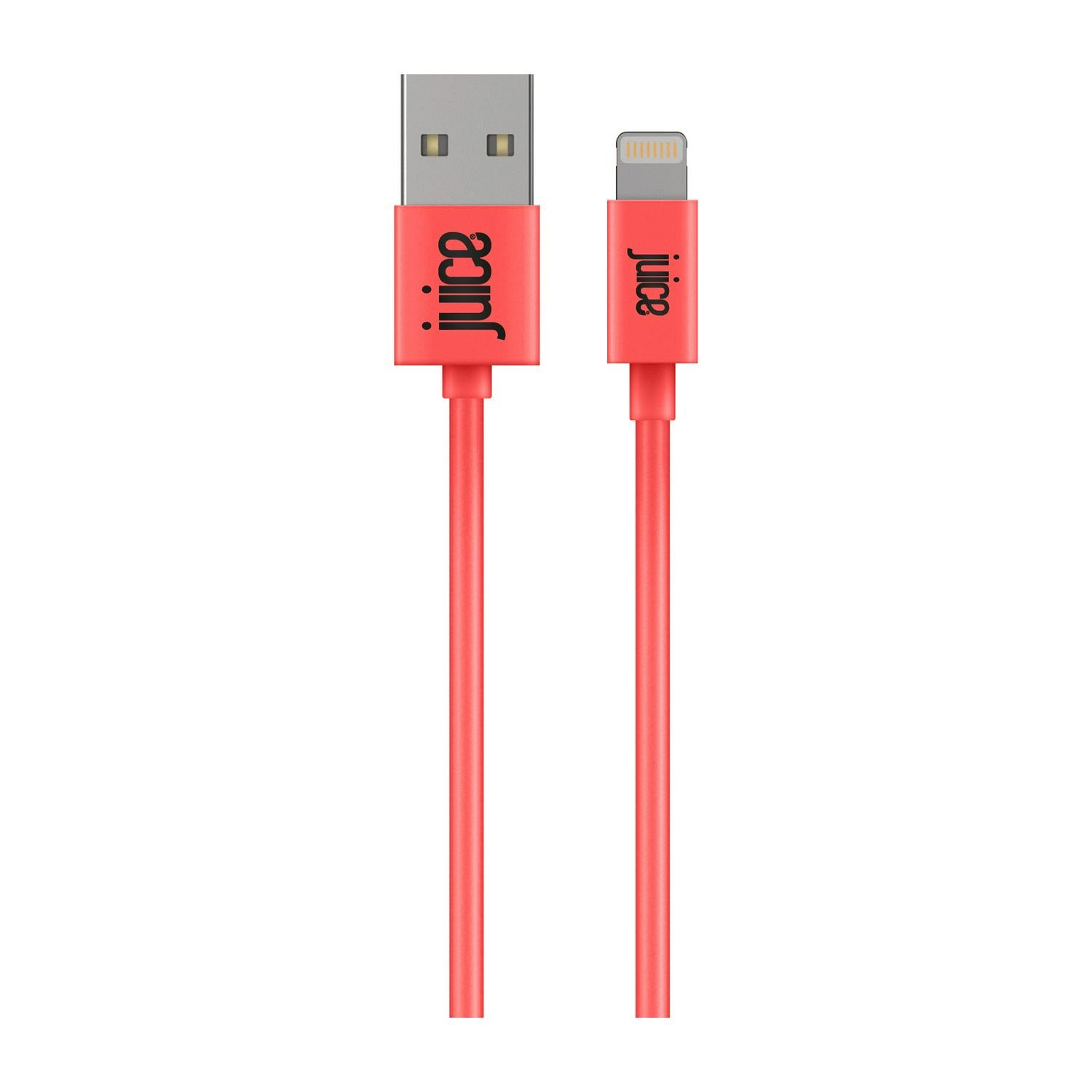 Juice Lightning Charging Cable Coral 2m, UK version