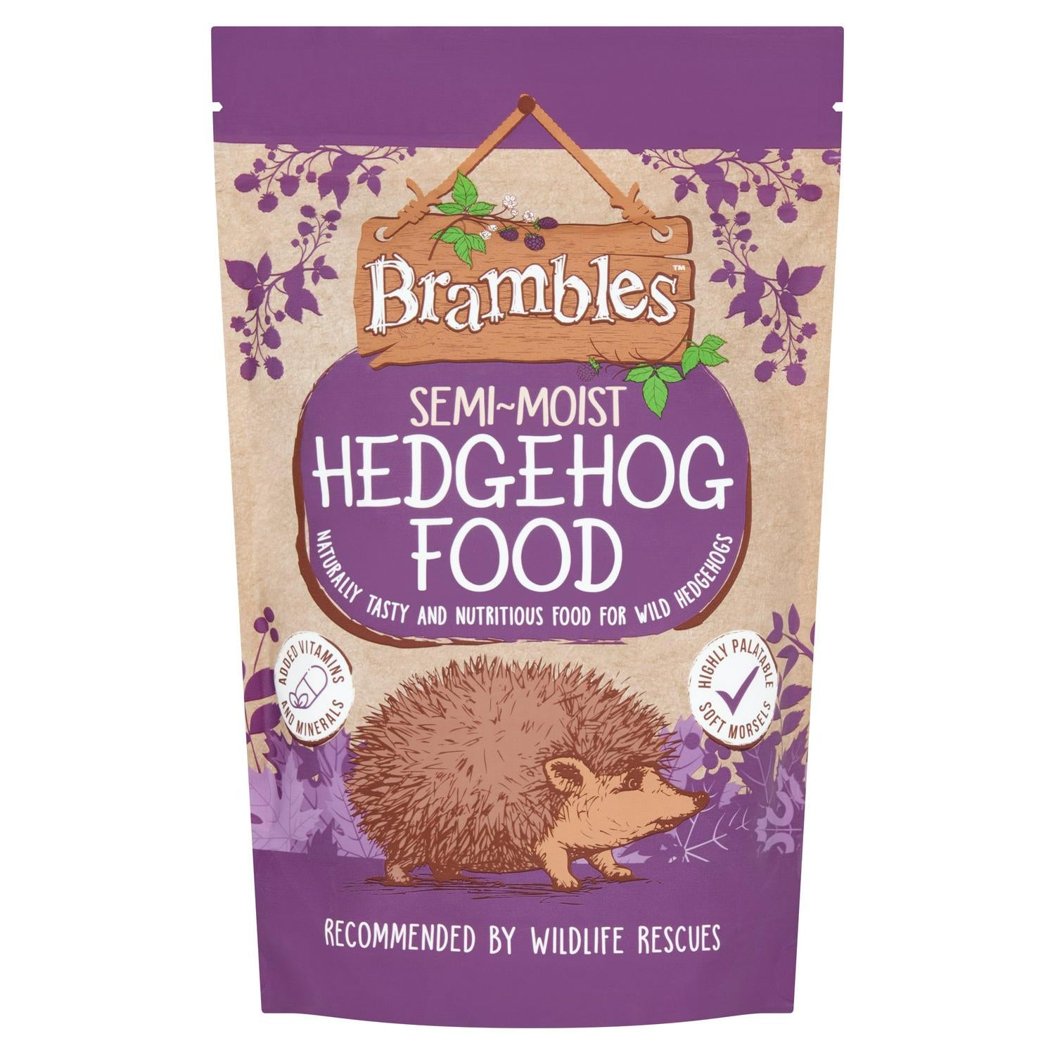 Brambles semi moist hedgehog food 350g - British product