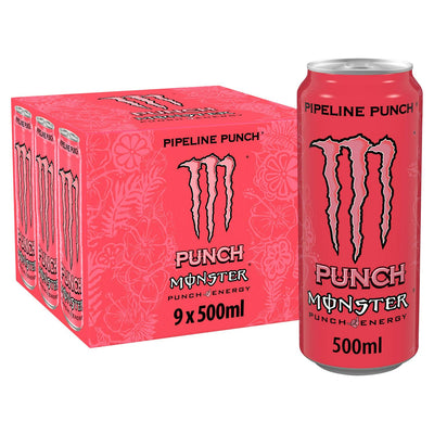 Monster Pipeline Punch Energy Drink 9x500ml