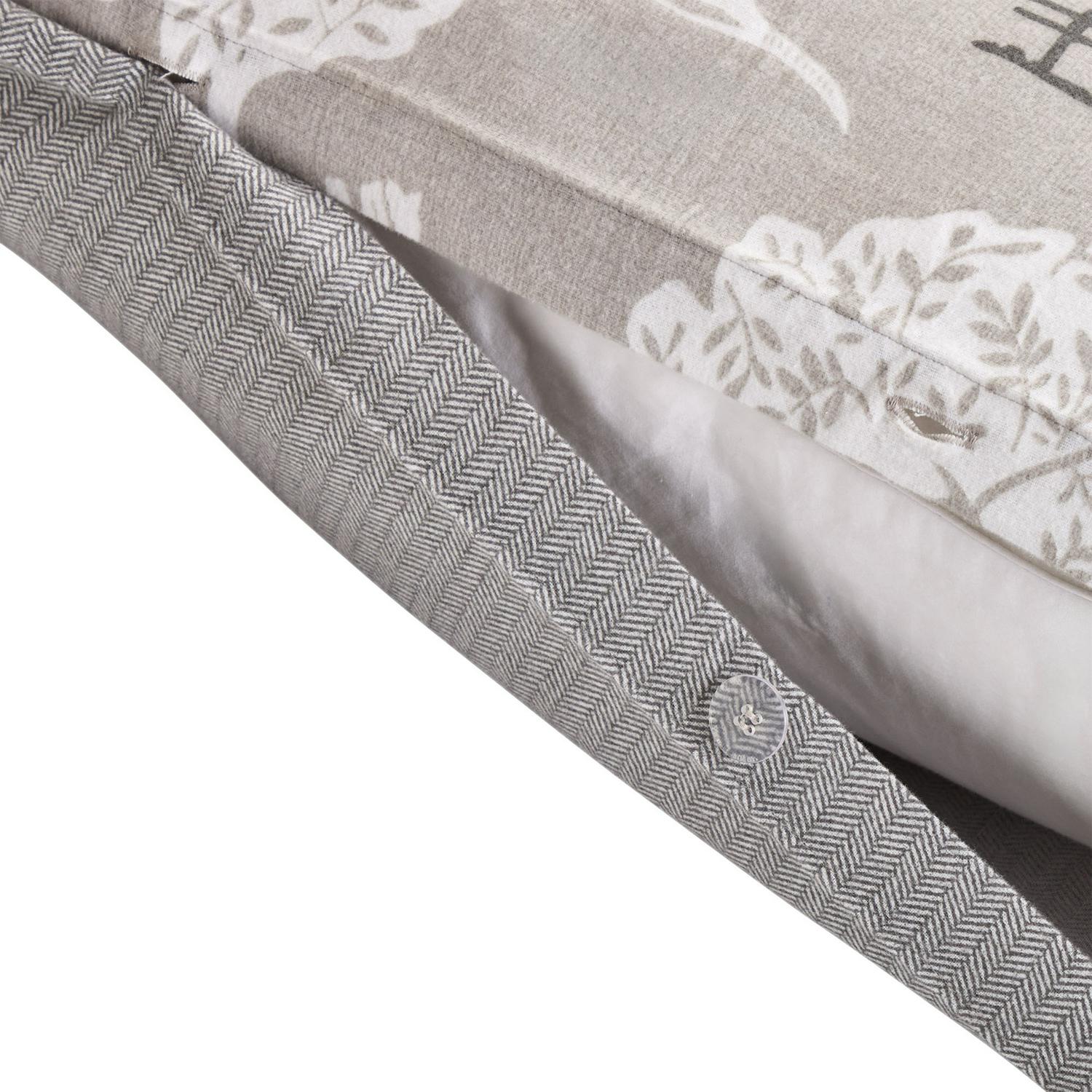 Sainsbury's Country Landscape Grey King Duvet Cover Pillowcase (British brand)