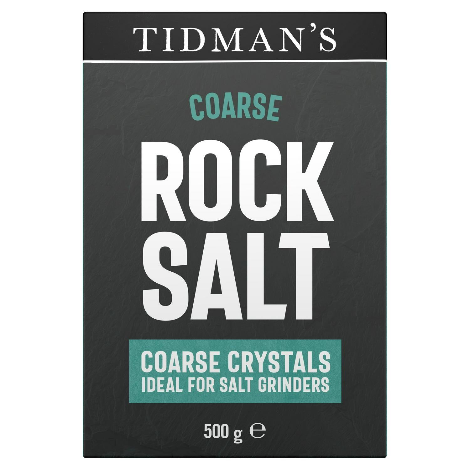 Tidman's coarse rock salt 500g (British brand)