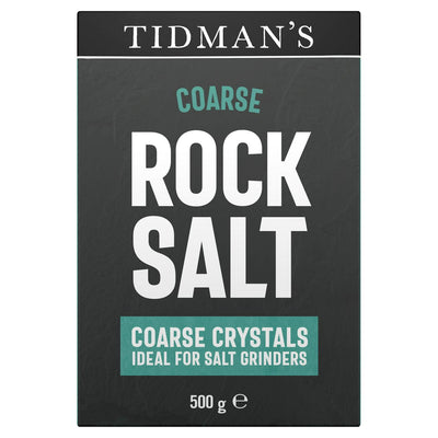 Sainsburys Coarse Rock Salt for Salt Grinders and Cooking 500g- Buy online at McGrocer