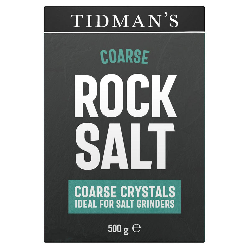 Tidman's coarse rock salt 500g (British brand)