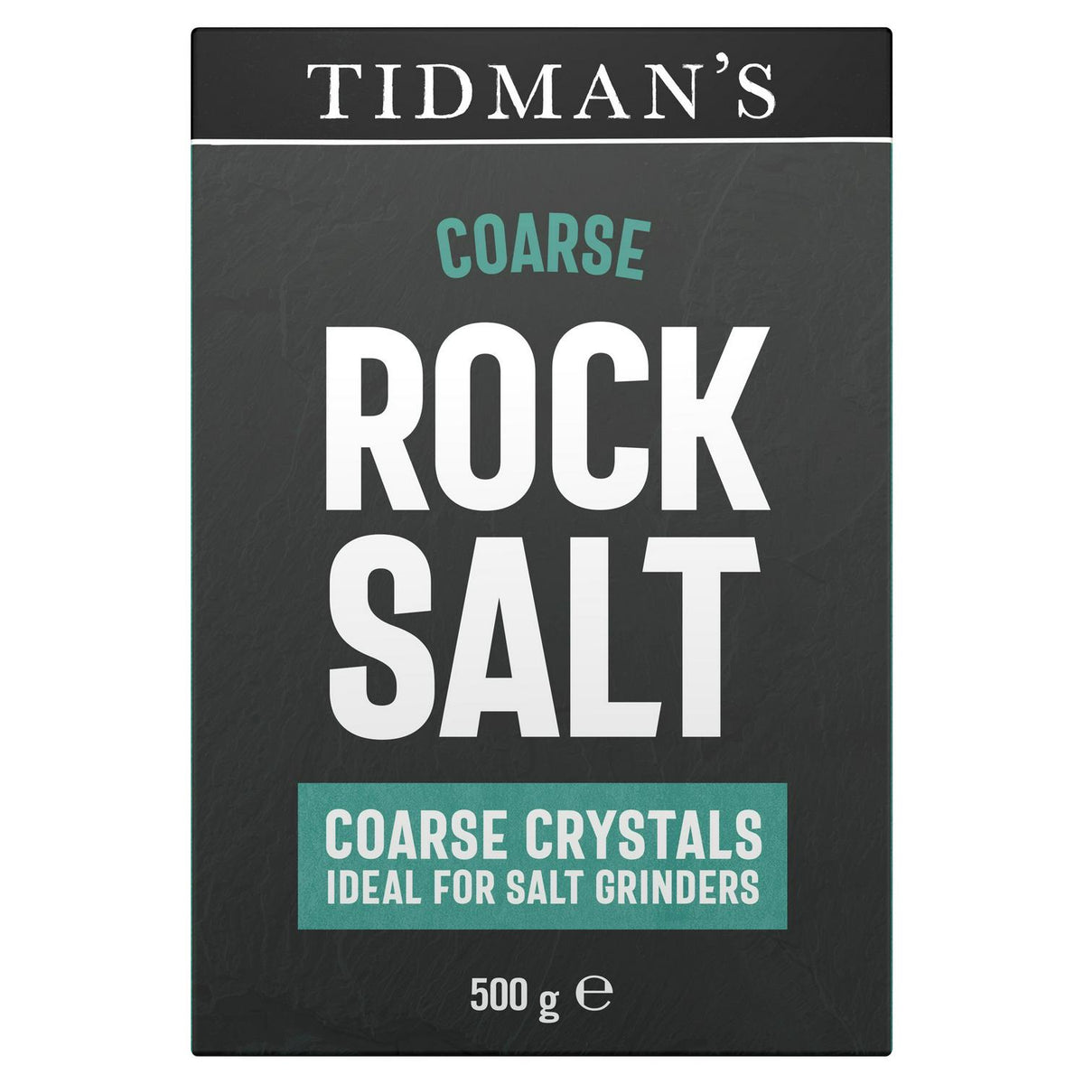 Tidman's coarse rock salt 500g (British brand)