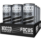 Nocco Focus Ramonade energy drink 330ml, imported from the UK