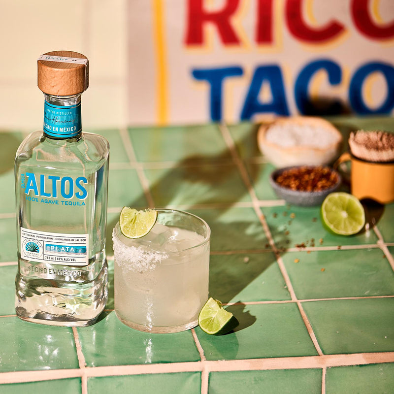 Olmeca Altos 100% Agave Plata Tequila 70cl, imported from the UK