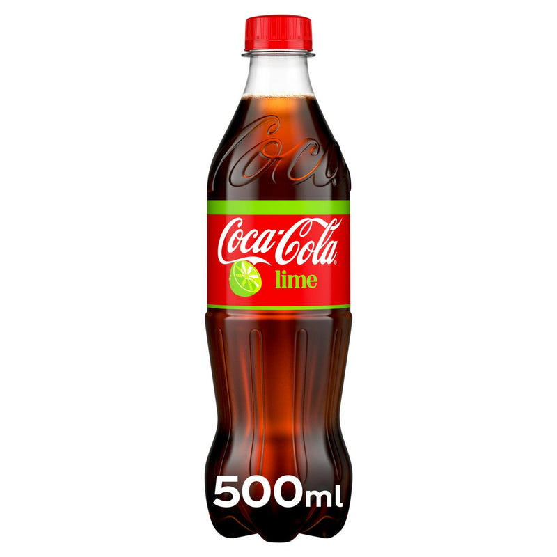 Coca-Cola Lime soft drink 500ml - British product