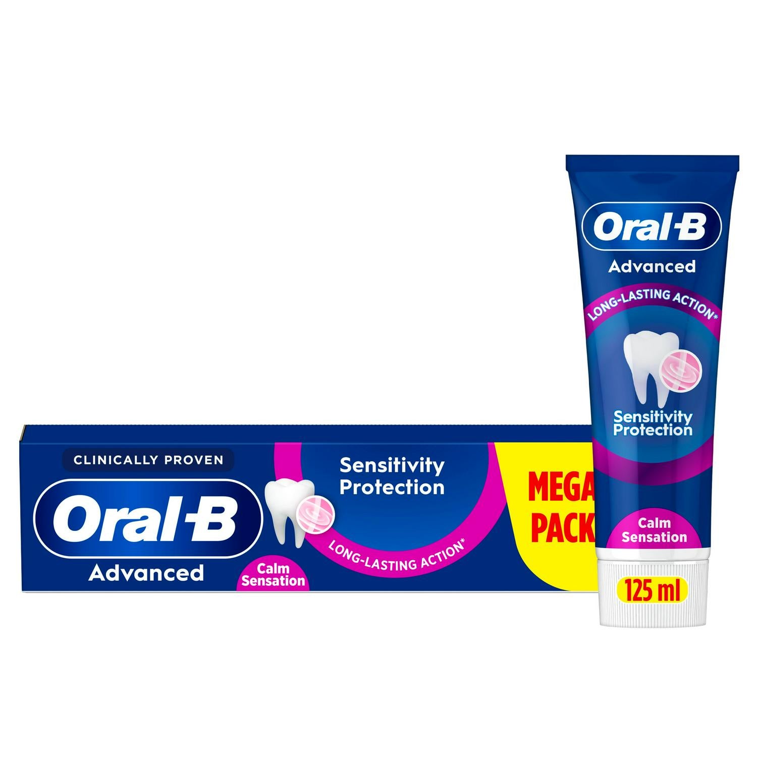 Oral-B Advanced Sensitivity Toothpaste Spicy Peppermint 125ml, UK version