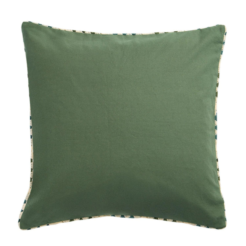 Sainsbury's Home crochet cushion green 43x43cm (British brand)