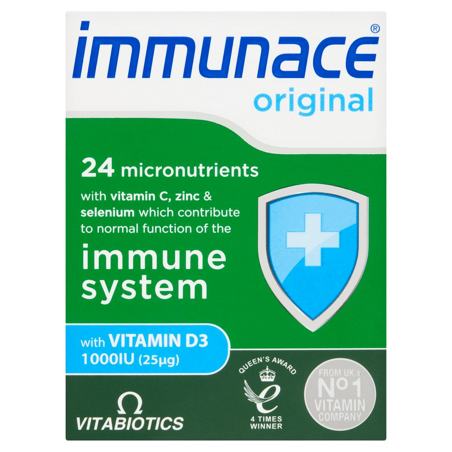 Vitabiotics Immunace Original Multivitamin 30 Tablets (British brand)