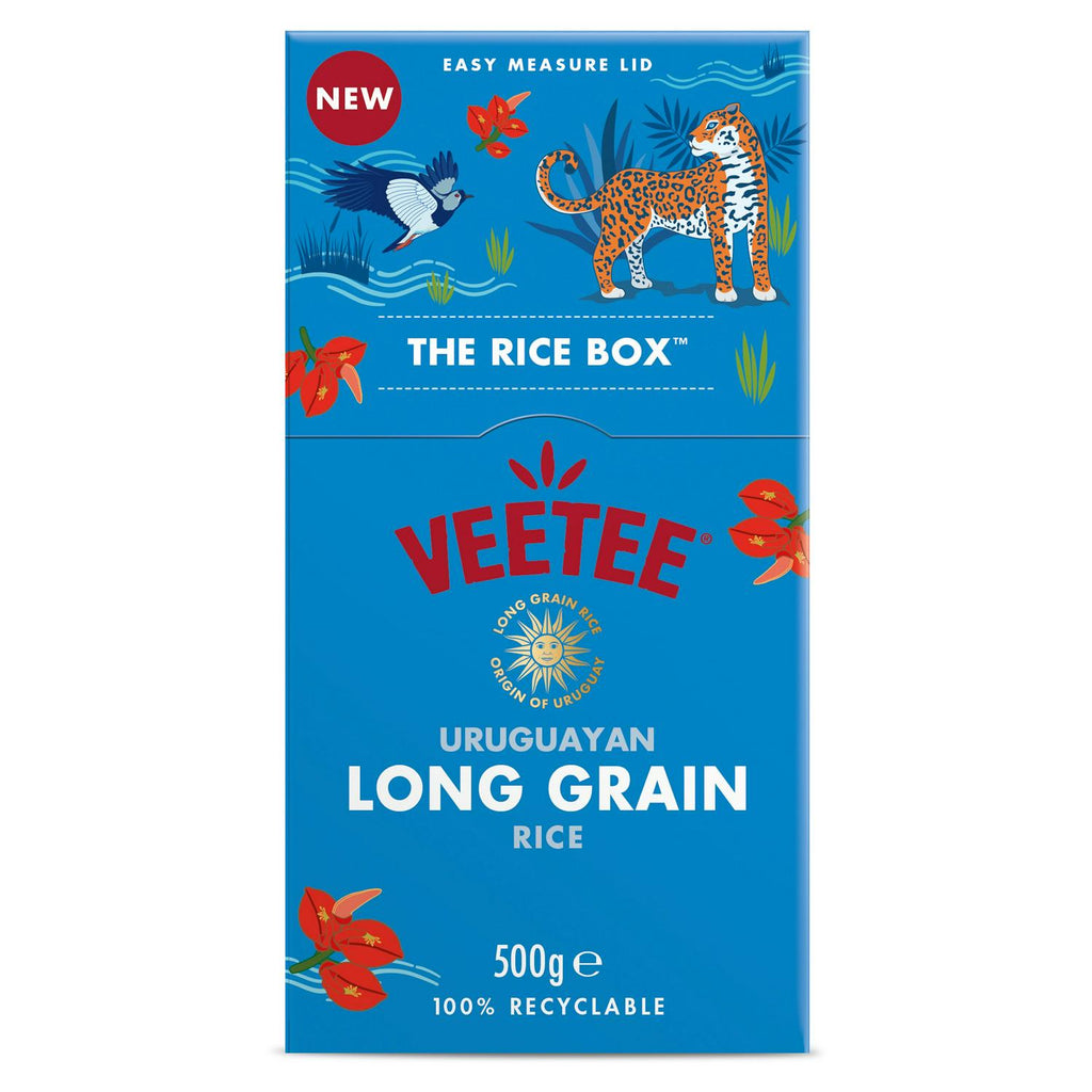 Veetee The Rice Box Uruguayan Long Grain Rice 500g