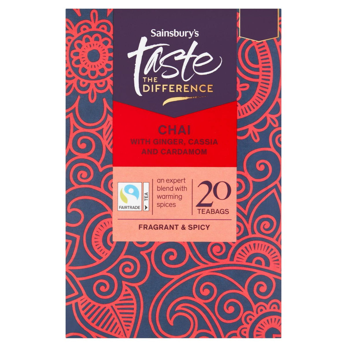 Sainsbury's Chai Teabags, Taste the Difference x20 50g