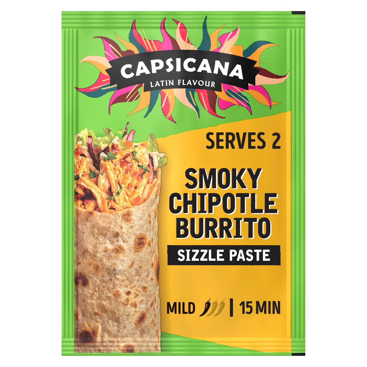 Capsicana tomato chipotle cooking paste tinga 60g - British product