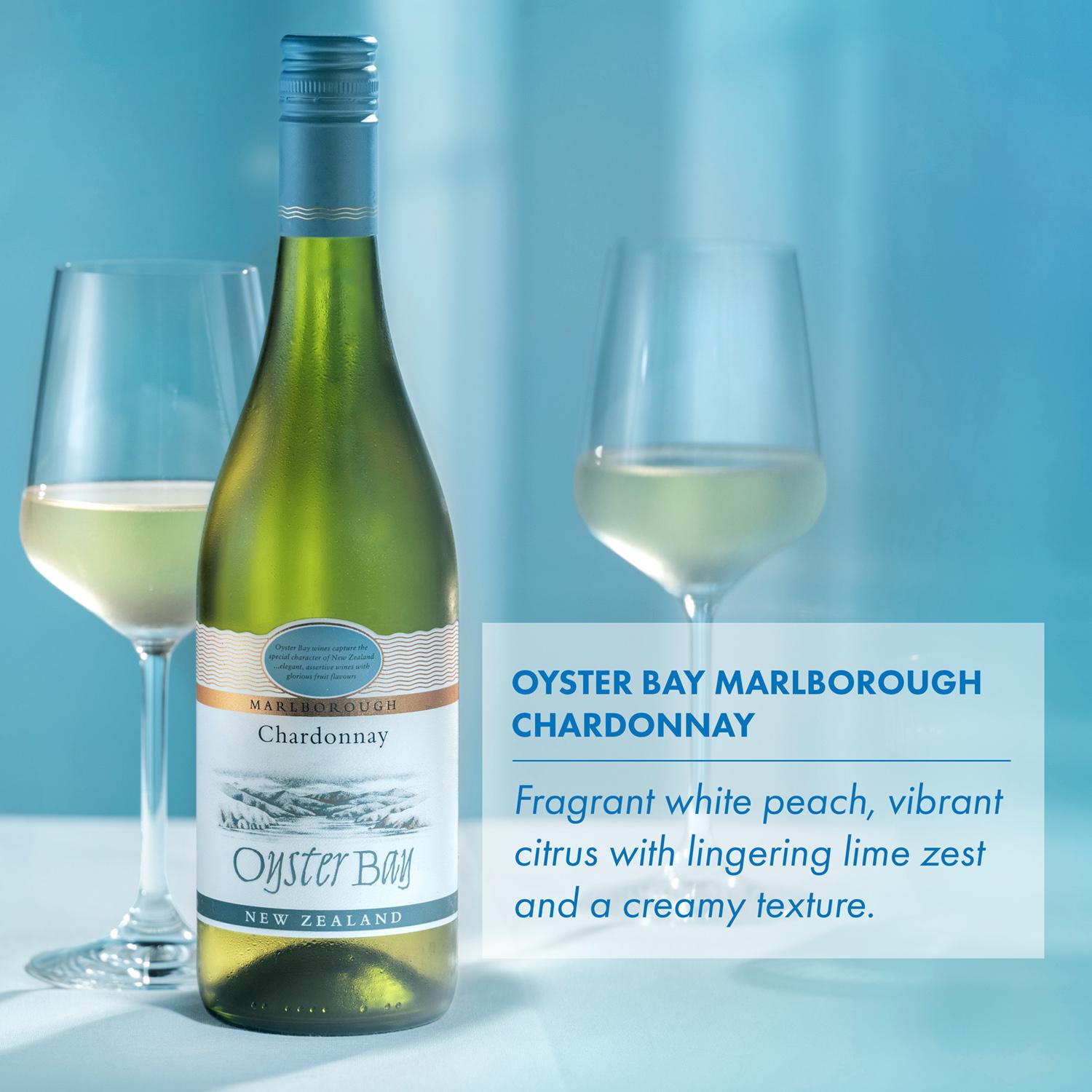 Oyster Bay Chardonnay white wine 75cl, UK version