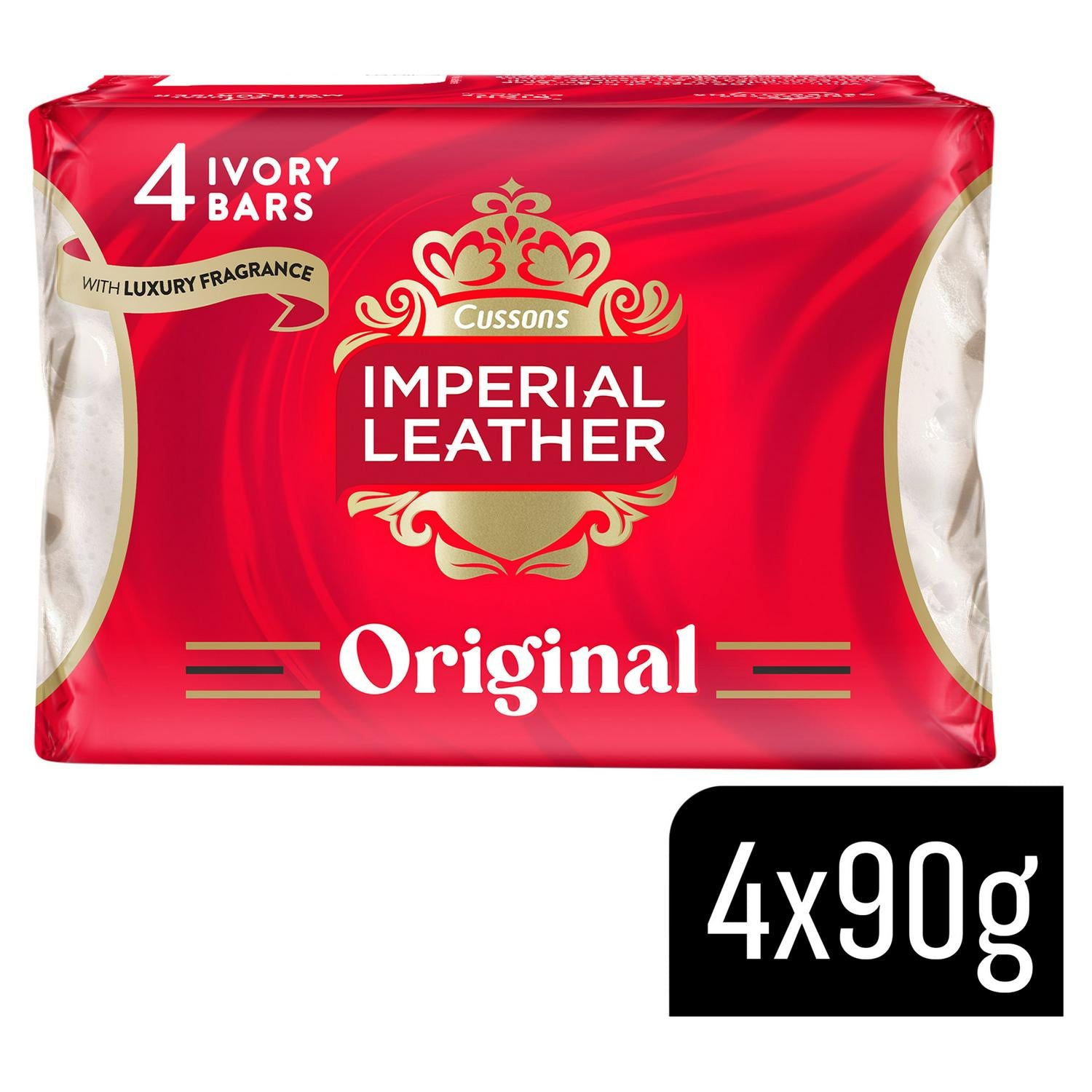 Imperial Leather Original Bar Soap 4x90g, UK version