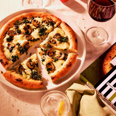 Crosta & Mollica Fiorentina Pilze Spinat Cremiger Knoblauch Sauerteig Pizza 453g