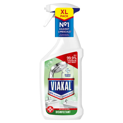 Sainsburys Viakal Antibakteriell Kalkfjerner Spray Baderomsrengjøring 750 ml - Kjøp online hos McGrocer